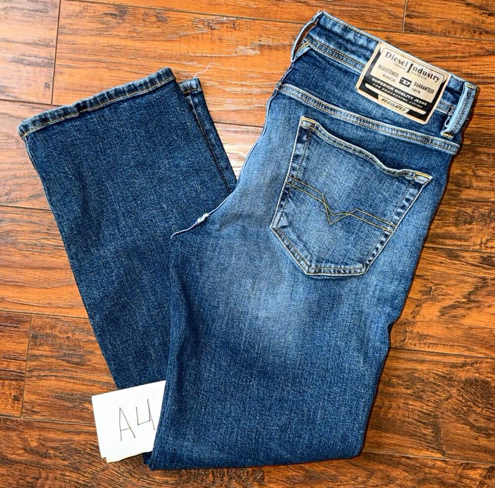 Diesel Industry Denim Division Jeans Men’s W32 34x29 Straight Blue Y2K